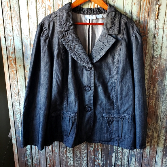 Vintage denim Jacket 2X - Picture 1 of 7